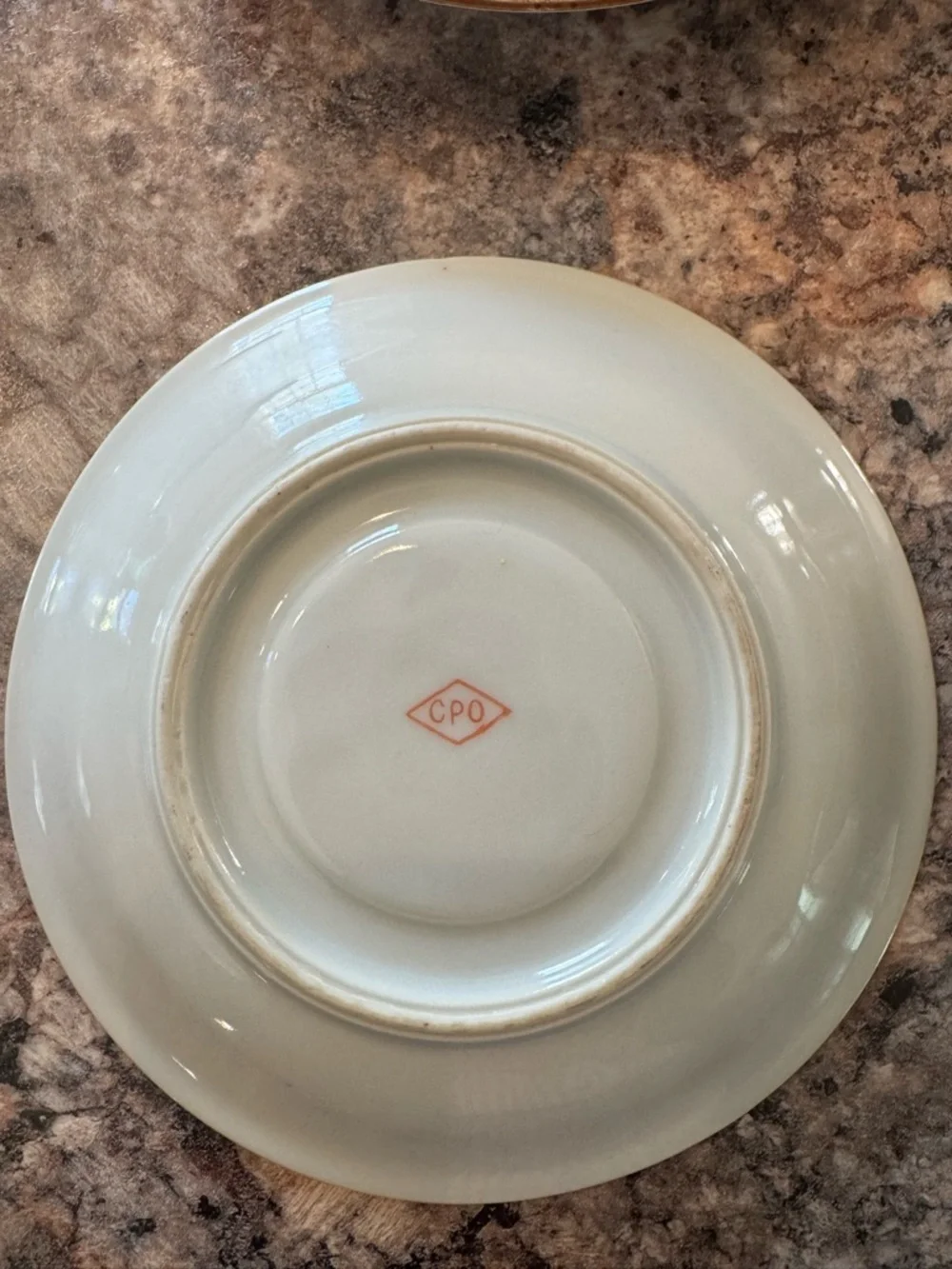 5 Vintage 1950s porcelain saucer from the Asahi Collection in Japan